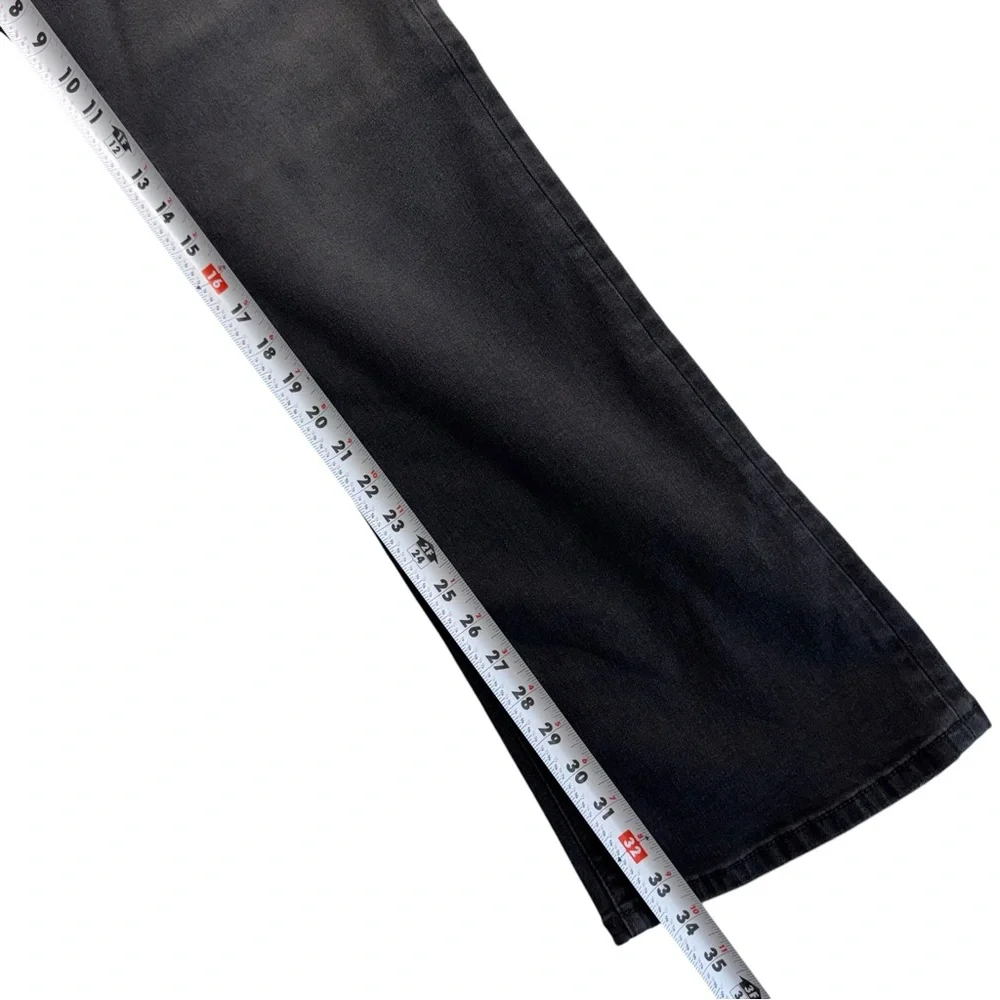 Torrid Mid Rise Slim Boot Blackout Stretch Denim‎ Jeans Size 12 Tall #219